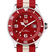 Ice-Polo(アイスポロ)レッド&ホワイト シルバーシャイニー ユニセックス クオーツ 正規輸入品 PO.RWE.U.N.14