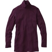 ブレスサーモ・ライトウエイトハイネック長袖シャツ レディース L ワイン [73CW50966]