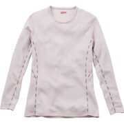 ブレスサーモ・ミドルウエイトクルーネック長袖シャツ レディース L ベージュ [73CW31149]