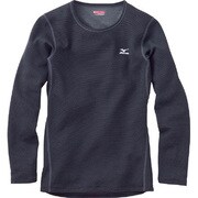 ブレスサーモウール・ヘビーウエイトクルーネック長袖シャツ レディース S チャコール [73CW46108]