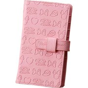 207 [エンボスブック型ケース ミニー ピンク]