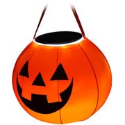 ハロウィンタイプ かぼちゃ形防水LEDソーラーランタン GH-LED10SLHW