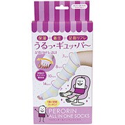 ペロリンオールインワンお部屋ソックス ブルー [着圧ソックス 1足セット]