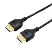 HDMIケーブルスリム 1m 黒 HDC-S10-BK