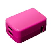 USB充電器 ピンク IPA-24U2-PK