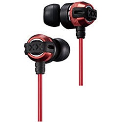 インナーイヤー型ヘッドホン レッド HA-FX33X-R