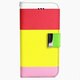 IQ-IP64K-RDYE [iPhone 6専用 レザーケース 手帳型 レッド×イエロー]