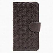 IQ-IP6RA-DBR [iPhone 6専用 レザーケース ラティス 手帳型 ダークブラウン]