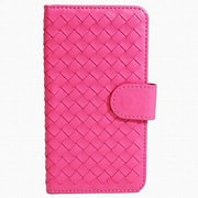 IQ-IP6RA-PK [iPhone 6専用 レザーケース ラティス 手帳型 ピンク]