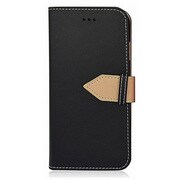 IQ-IP6DA-BK [iPhone 6専用 レザーケース ベルト ダイアリー ブラック]