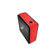 ATX対応ミドルタワーPCケース レッド DS 200 WINDOW RED