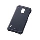 GALAXY S5 Active SC-02G専用 シェルジャケット マットハードコーティング ブラック RT-SC02GC4/B
