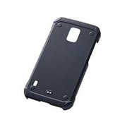 GALAXY S5 Active SC-02G専用 シェルジャケット マットハードコーティング ブラック RT-SC02GC4/B