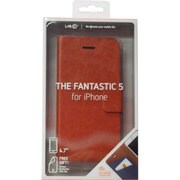 LABC-410-B [iPhone 6 4.7インチ用 Fantastic 5Folio Case - Brown]