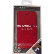 LABC-410-R [iPhone 6 4.7インチ用 Fantastic 5Folio Case - Red]