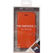 LABC-410-O [iPhone 6 4.7インチ用 Fantastic 5Folio Case - Orange]