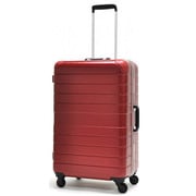 フレームスーツケース 旅行日数目安:4~7泊 62L TSAロック搭載 レッド CSTHF-6210