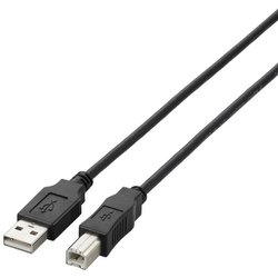 ヨドバシ.com - エレコム ELECOM USB2.0ケーブル A-B 2m ブラック U2C-BN20BK 通販【全品無料配達】