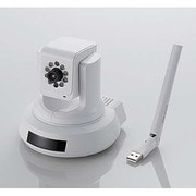 無線ネットワークカメラ 433+150Mbps 11ac パンチルト+ナイトビジョン+LEDドングル対応機能搭載 NCC-EWNP100WH