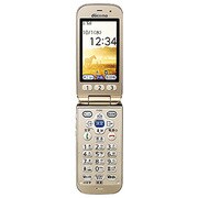 docomo らくらくホン ベーシック4 F-01G ゴールド [携帯電話]