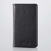 GALAXY Note Edge用 レザーケース 横フラップ ブラック PM-SCGNEPLFYBK
