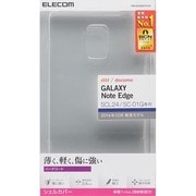 GALAXY Note Edge用 シェルカバー ノーマル クリア PM-SCGNEPVCR