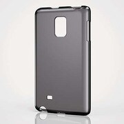 GALAXY Note Edge用 ソフトケース 透明 ブラック PM-SCGNEUCTBK