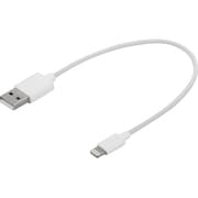 USB2.0ケーブル(A to Lightning) MFi認証モデル 0.2m ホワイト BSIPC10UL02WH