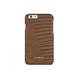 LIZARD Genuine Leather Case for iPhone 6 Khaki [iPhone 6/6s用 リザード レザーケース カーキ]