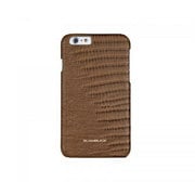LIZARD Genuine Leather Case for iPhone 6 Khaki [iPhone 6/6s用 リザード レザーケース カーキ]