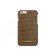 CAIMAN Genuine Leather Case for iPhone 6 Khaki [iPhone 6/6s用 レザーケース カーキ]