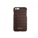 CAIMAN Genuine Leather Case for iPhone 6 Brown [iPhone 6/6s用 レザーケース ブラウン]