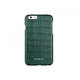 CAIMAN Genuine Leather Case for iPhone 6 Green [iPhone 6/6s用 レザーケース グリーン]