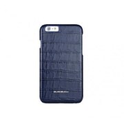 CAIMAN Genuine Leather Case for iPhone 6 Blue [iPhone 6/6s用 レザーケース ブルー]