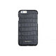 CAIMAN Genuine Leather Case for iPhone 6 Black [iPhone 6/6s用 レザーケース ブラック]