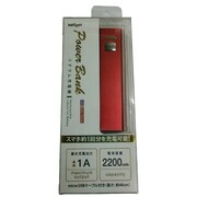 リチウム充電器 2200mAh USB出力：1ポート 最大：1A レッド NCL2200RD