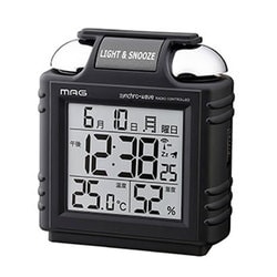 ヨドバシ.com - マグ mag ベル音目覚まし時計 デジタル電波 喝
