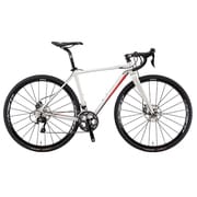シクロクロスバイク STEEPLE-X 530mm 700×33C 外装22段変速(フロント2段×リア11段) マットホワイト/レッド 15G-IE-SP07