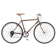 クロスバイク LGS-BTN 500mm 700×35C 外装9段変速 ゴールドブラウン 15LG-BN-05