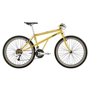 クロスバイク GORDY 420mm 26インチ 外装27段変速(フロント3段×9段) フューシャイエロー 15LG-GY-03