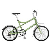 小径車(ミニベロ) LGS-MV 1 370mm 20型 外装7段変速 グリーン 15LG-M1-04