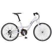 小径車(ミニベロ) LGS-MV24 390mm 24型 外装24段変速(フロント3段×リア8段) マットLGホワイト 15LG-M24-01