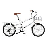 小径車（ミニベロ） LGS-MV CARGO 410mm 20型 外装7段変速 LGホワイト 15LG-MG-01