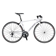 フラットバーロードバイク LGS-RSR 1 500mm 700×23C 外装20段変速(フロント2段×リア10段) LGホワイト 15LG-R1-03