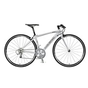フラットバーロードバイク LGS-RSR 2 400mm 700×23C 外装20段変速(フロント2段×リア10段) LGシルバー 15LG-R2-01