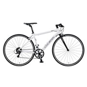 フラットバーロードバイク LGS-RSR 3 400mm 700×23C 外装18段変速(フロント2段×リア9段) LGホワイト 15LG-R3-01