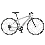 フラットバーロードバイク LGS-RSR 3 450mm 700×23C 外装18段変速(フロント2段×リア9段) LGシルバー 15LG-R3-06