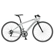 フラットバーロードバイク LGS-RSR 3 500mm 700×23C 外装18段変速(フロント2段×リア9段) LGシルバー 15LG-R3-07