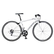 フラットバーロードバイク LGS-RSR 4 500mm 700×23C 外装16段変速(フロント2段×リア8段) LGホワイト 15LG-R4-03
