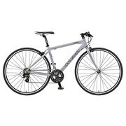 フラットバーロードバイク LGS-RSR 5 500mm 700×25C 外装14段変速(フロント2段×リア7段) ステルスグレー 15LG-R5-15